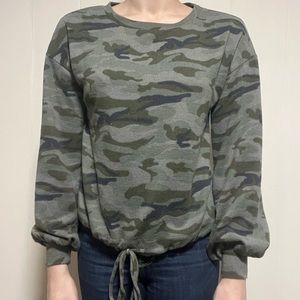 Camo sweater